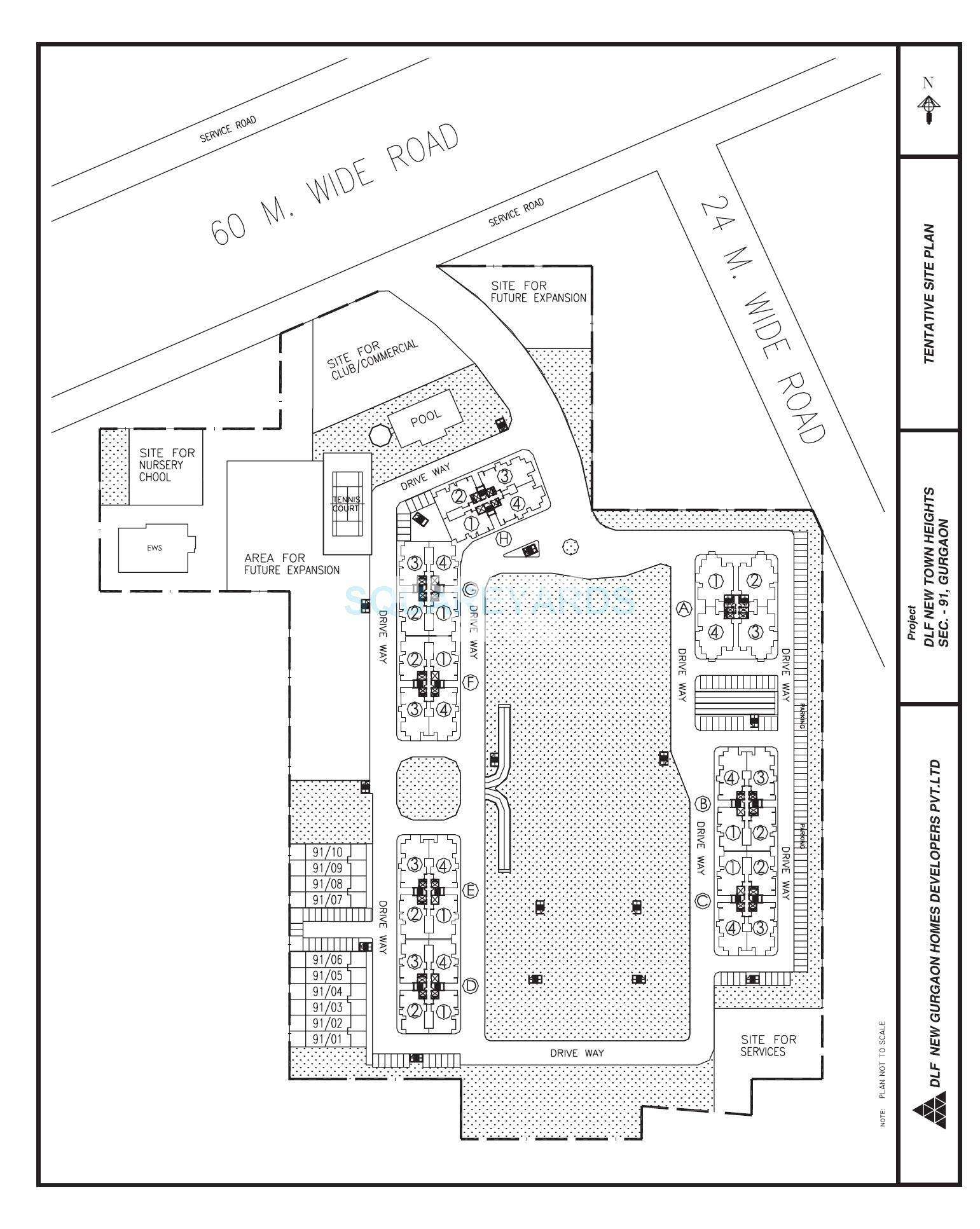 dlf new town heights iii master plan image1