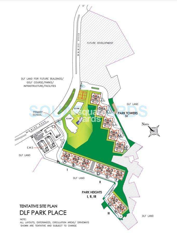 dlf park place master plan image1