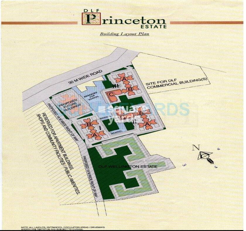 dlf-the-princeton-estate_an aerial view of a map of the world