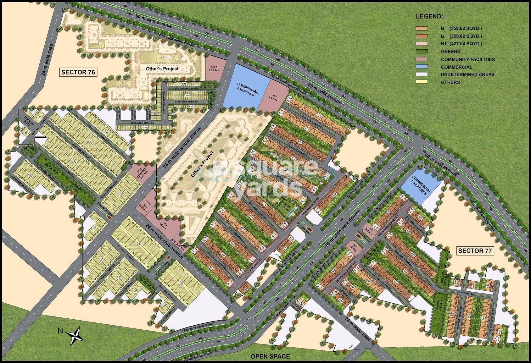 DLF Privana Master Plan 1