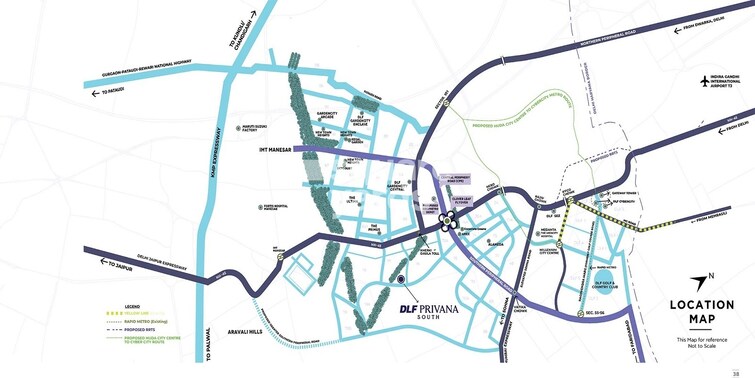 DLF Privana South Location Image