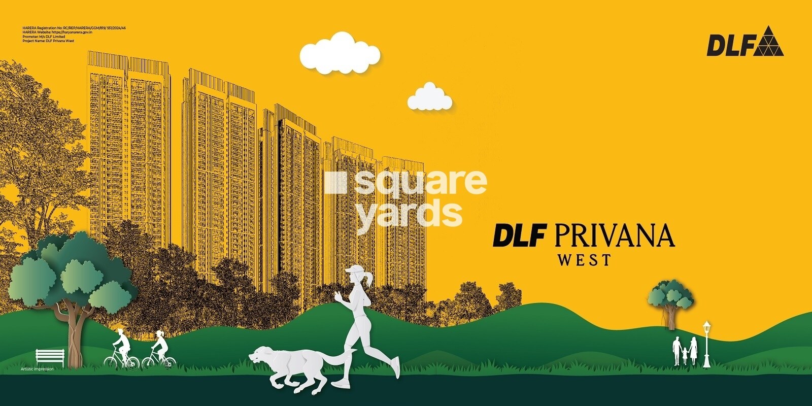 DLF Privana West Apartment Exteriors