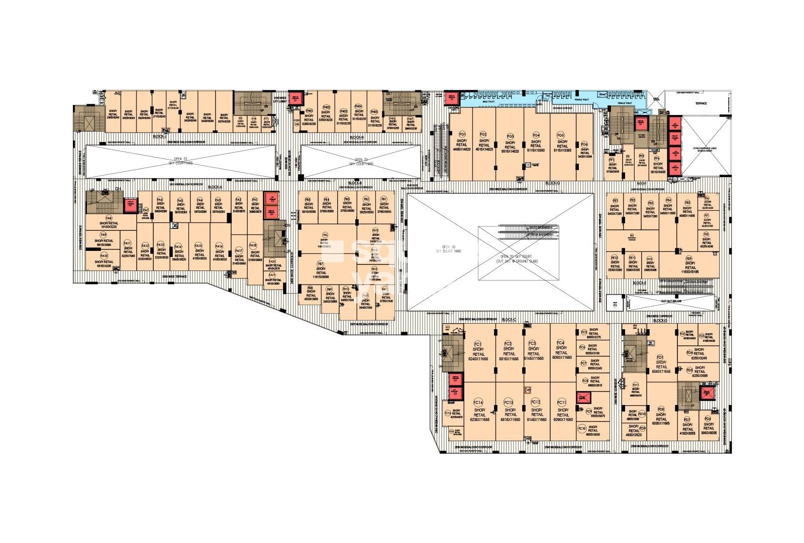 DLF Summit Plaza Floor Plans 2