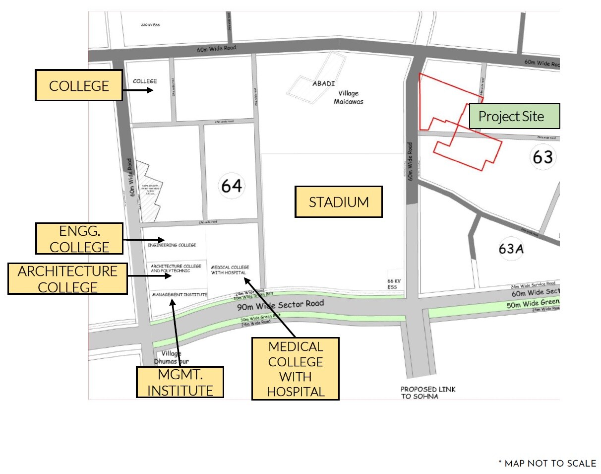 DLF The Arbour Location Image