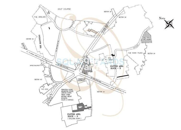 DLF The Belaire Location Image