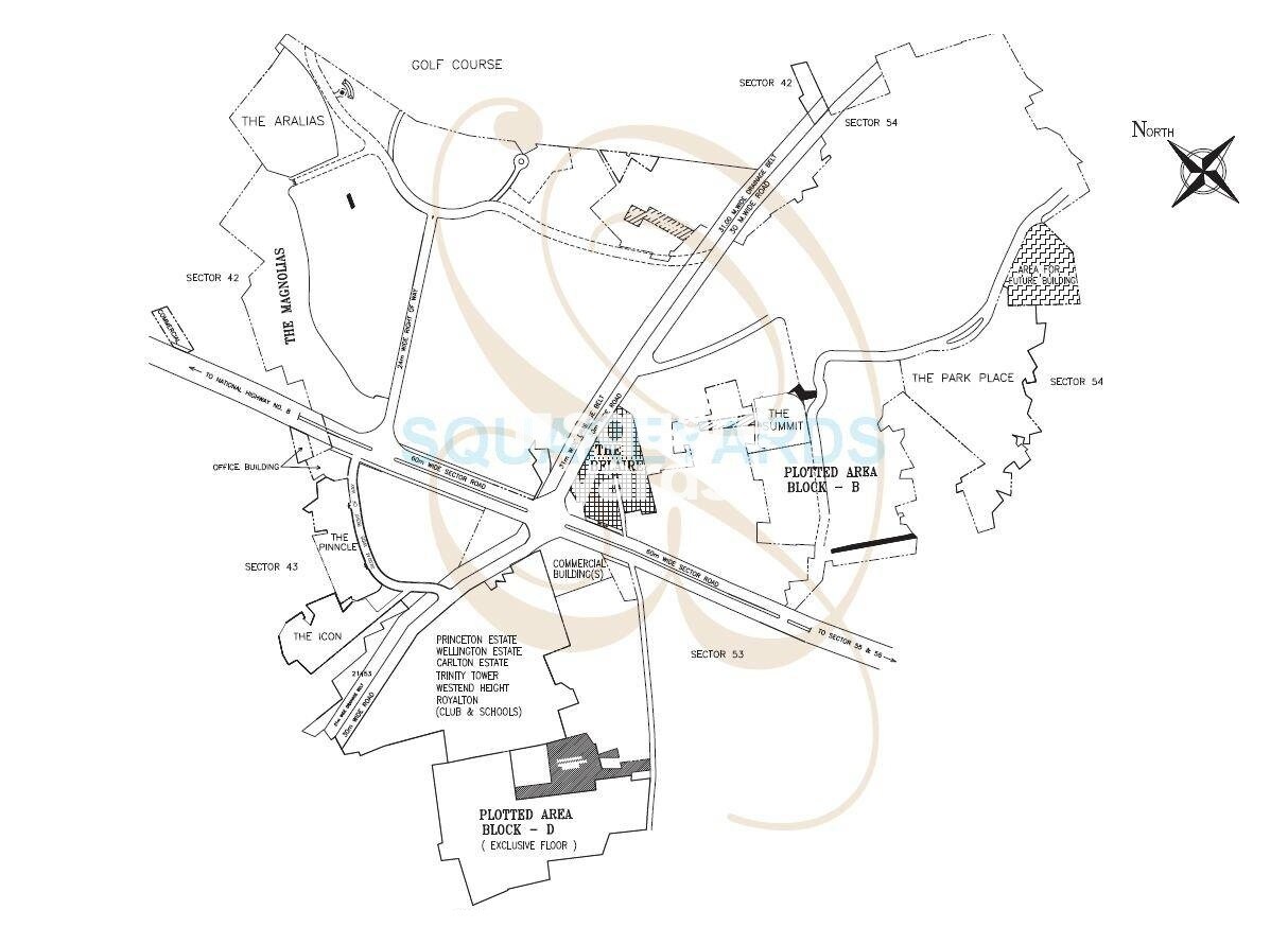 DLF The Belaire Location Image