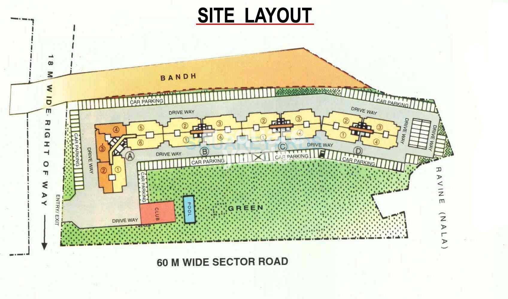 DLF The Belvedere Park Master Plan Image