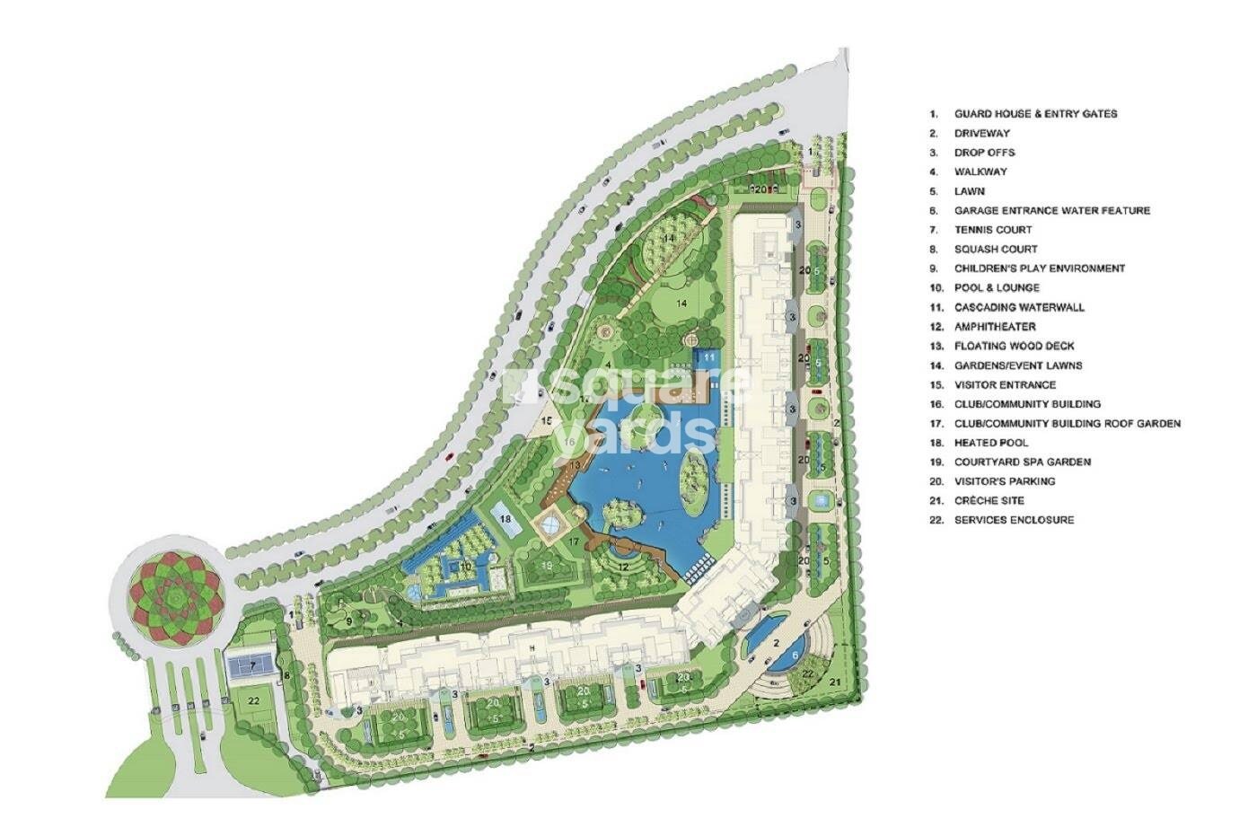 DLF The Camellias Master Plan Image