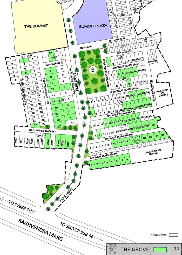 DLF The Grove Master Plan Image