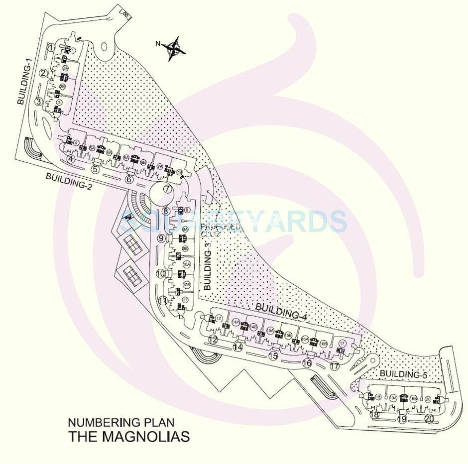 DLF The Magnolias Master Plan Image