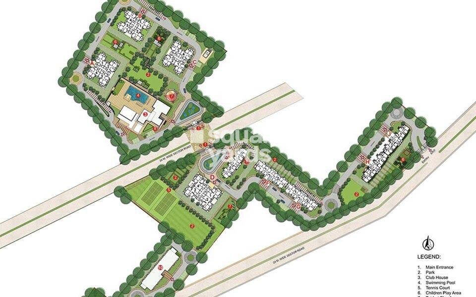 DLF The Primus Master Plan Image