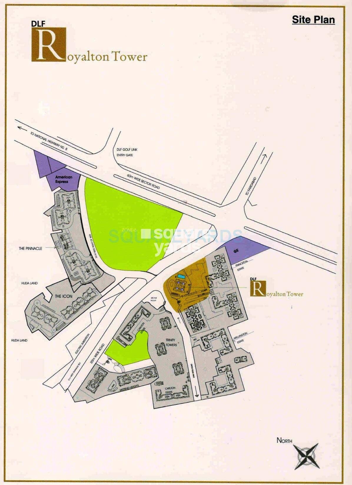 DLF The Royalton Tower Master Plan Image