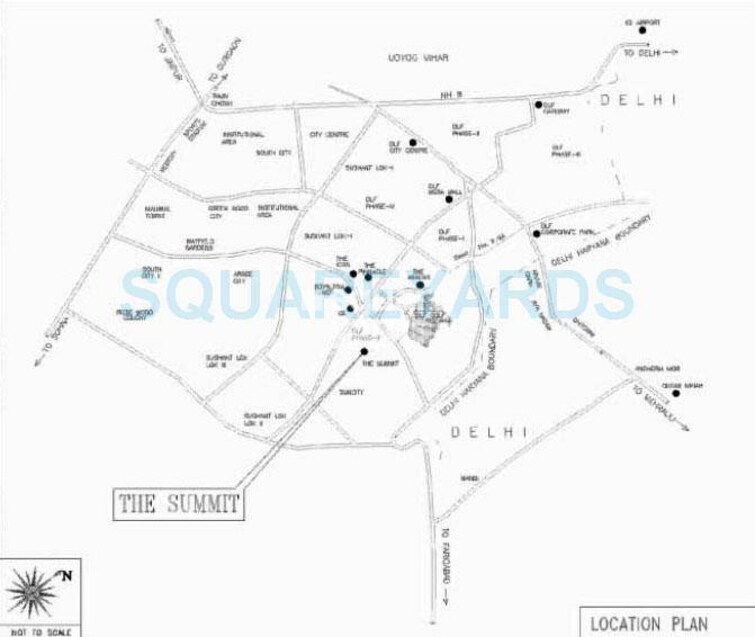 DLF The Summit Location Image
