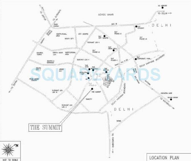 DLF The Summit Location Image