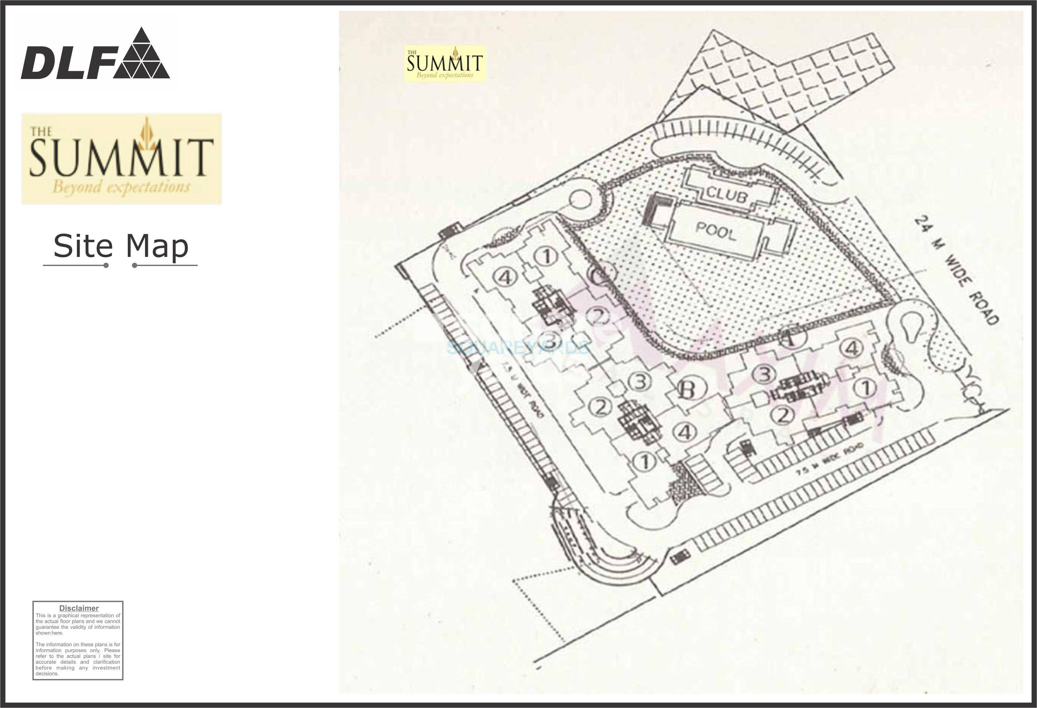 Dlf The Summit Price Starting 3 54 Cr 4 Beds Bhk Floor Plans