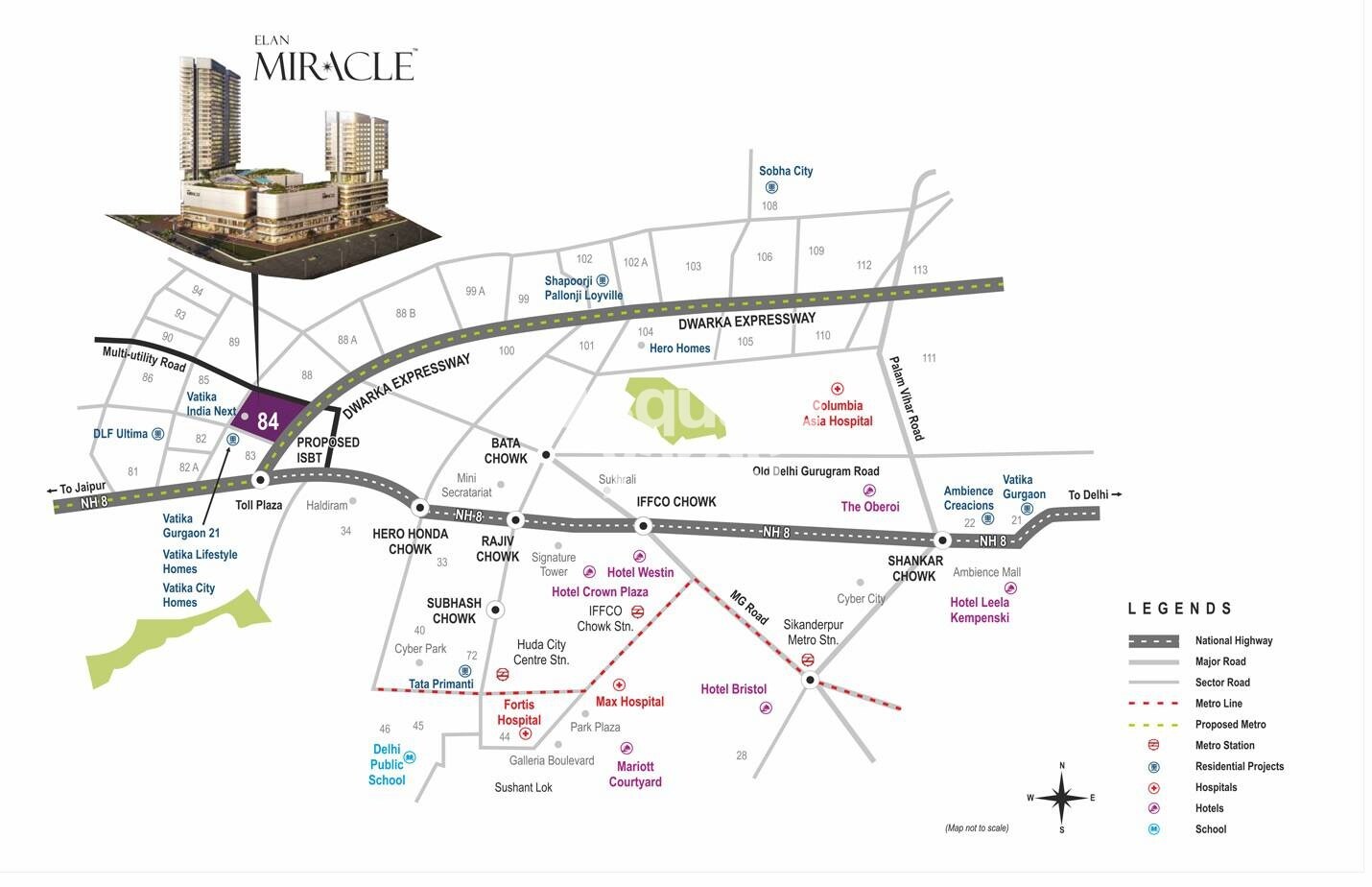Elan Miracle Location Image