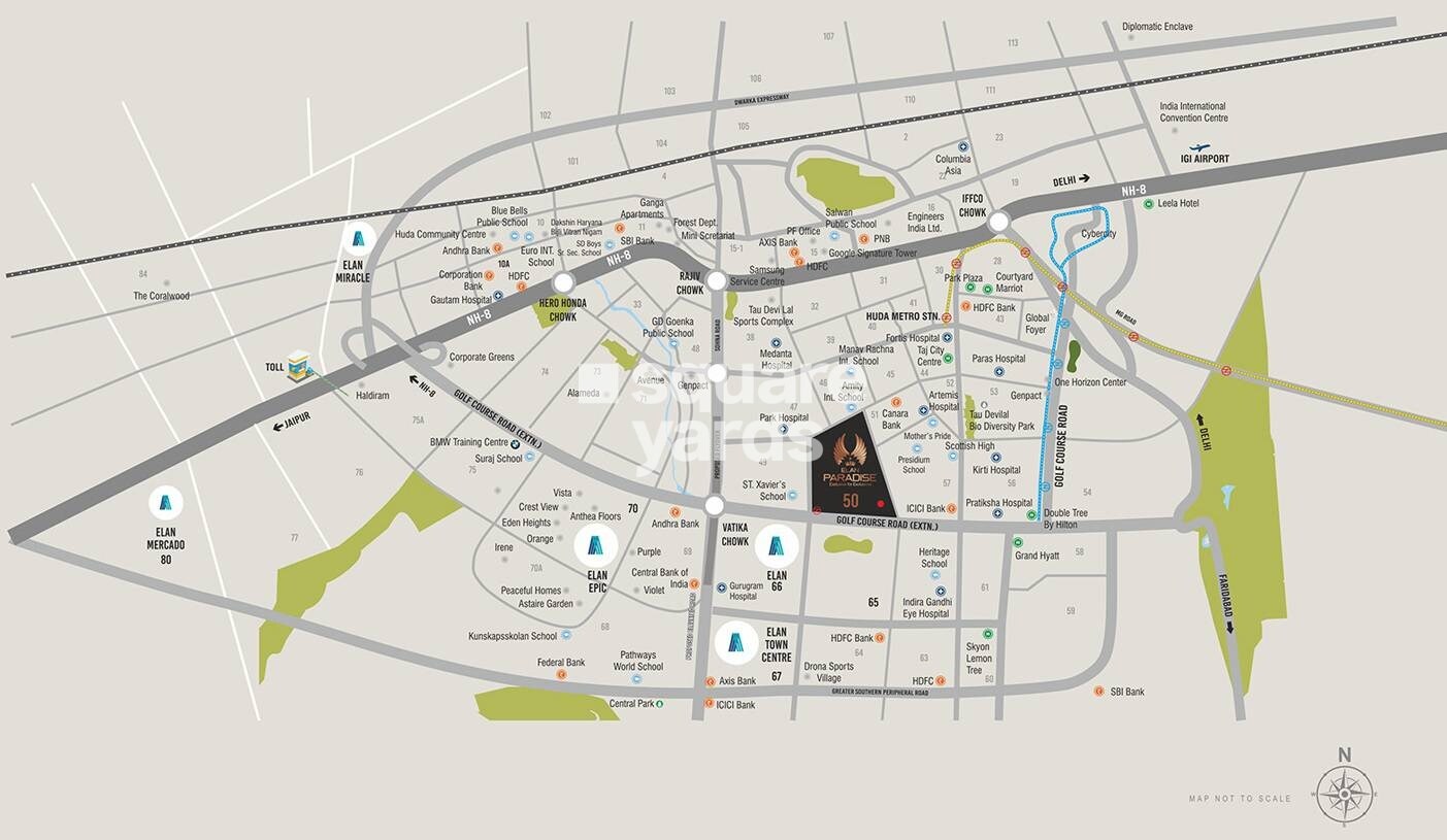 Elan Paradise Location Image