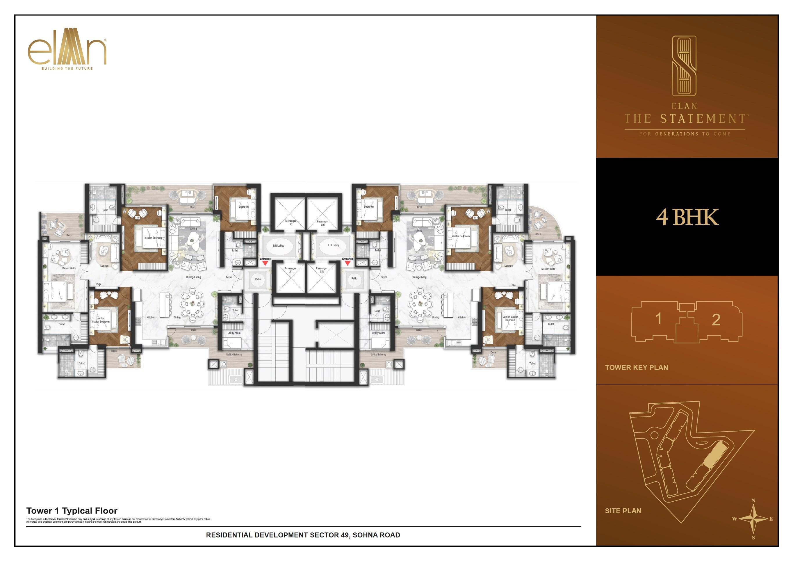 Elan The Statement Floor Plans 1