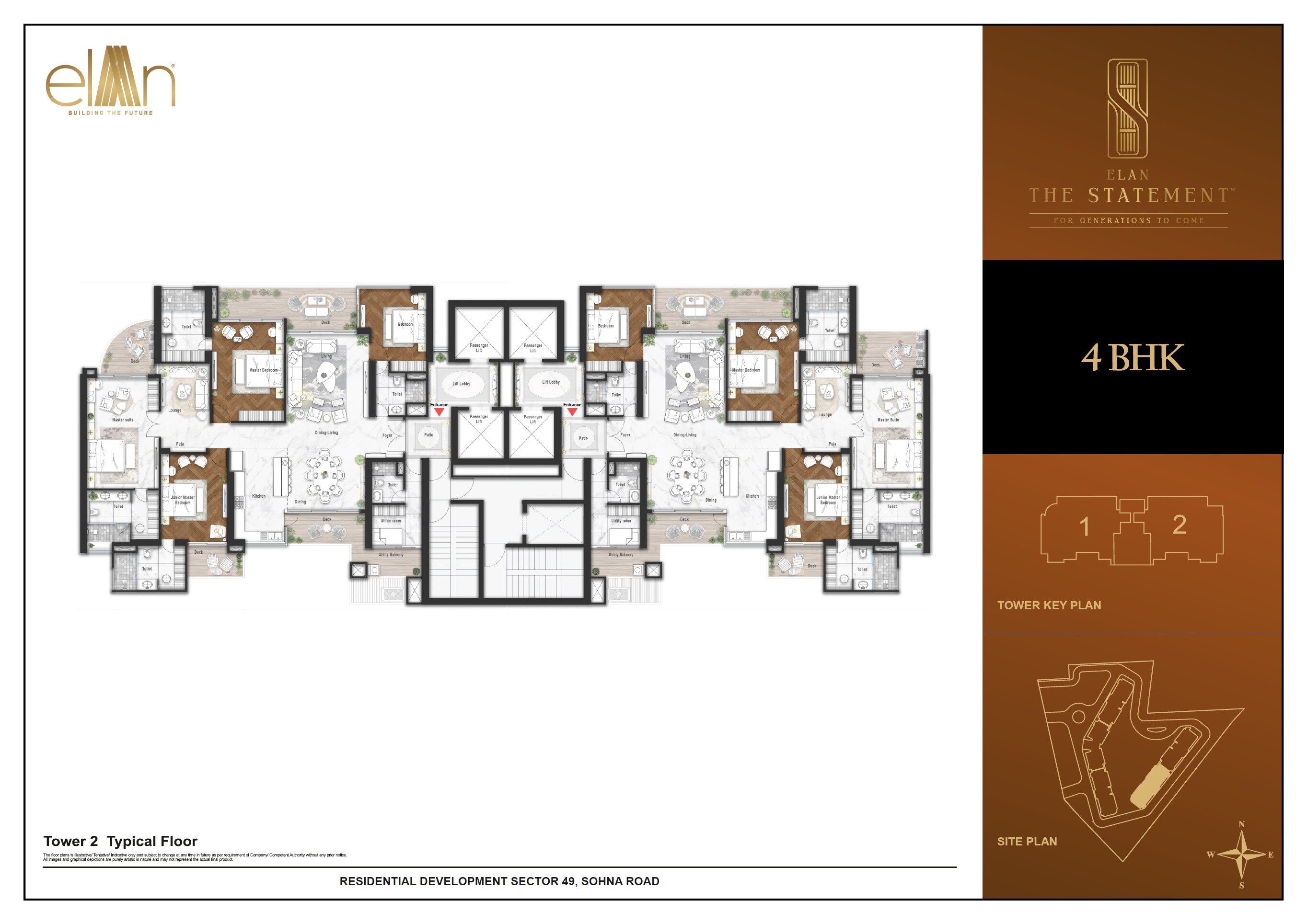 Elan The Statement Floor Plans 2