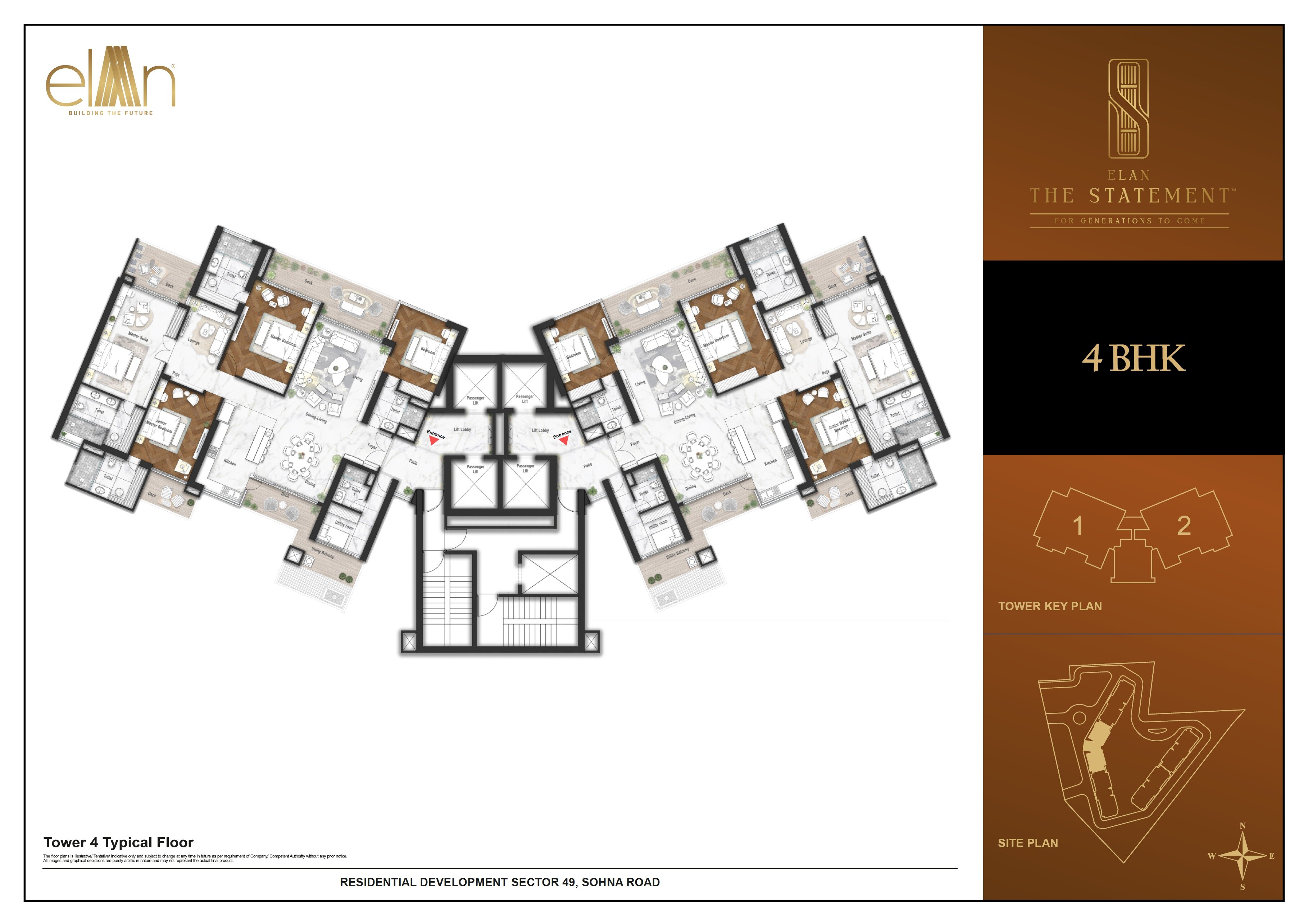 Elan The Statement Floor Plans 4