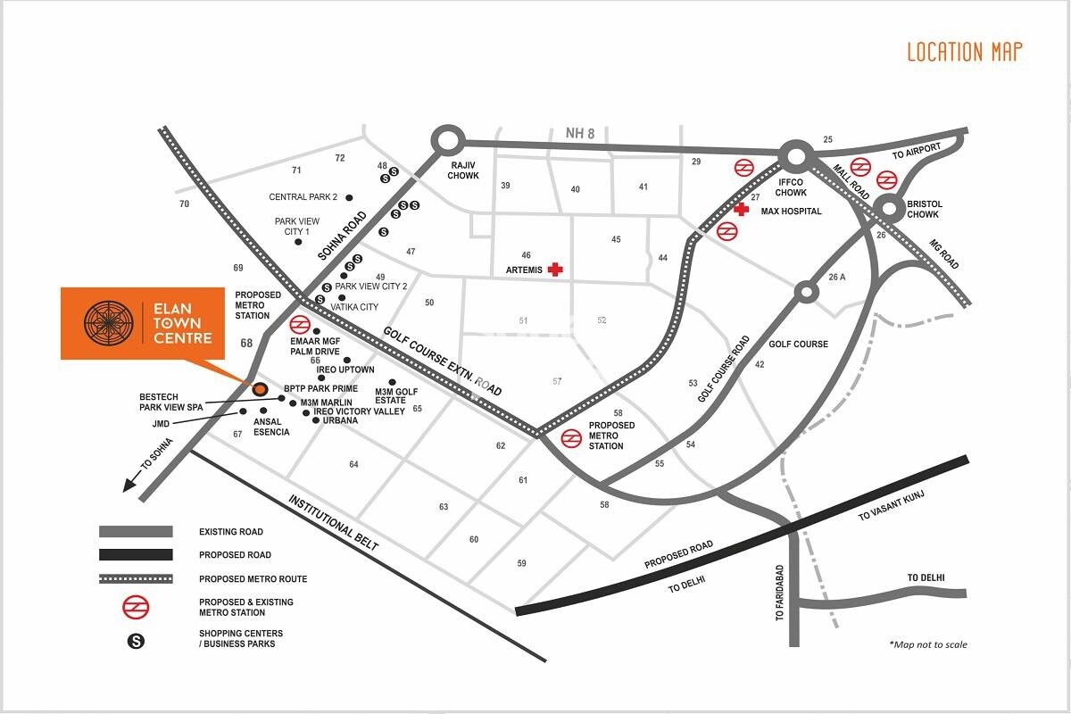 Elan Town Centre Location Image