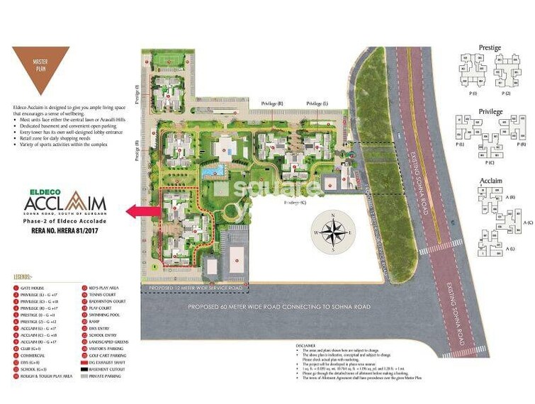 Eldeco Acclaim Master Plan Image