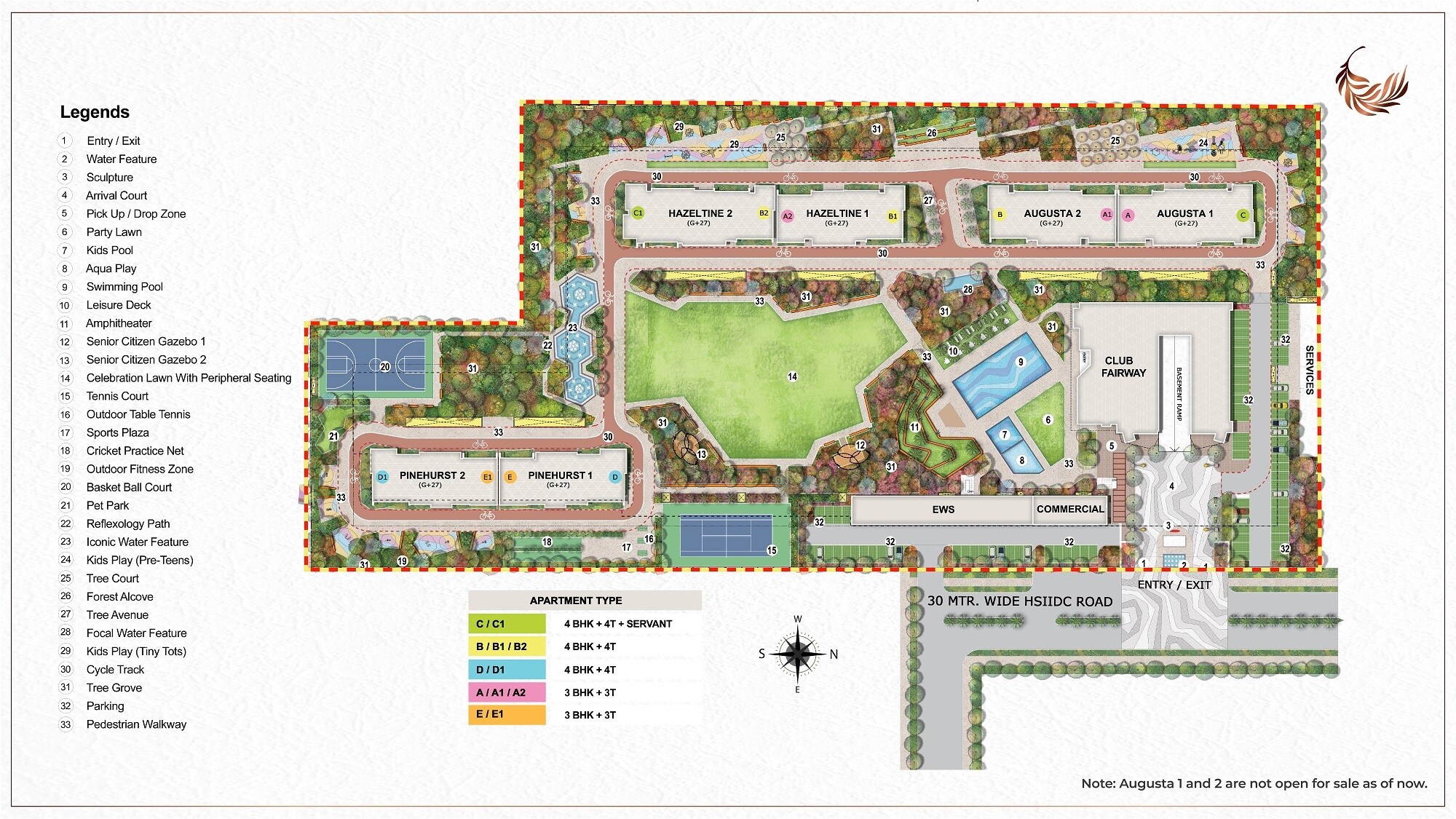 Eldeco Fairway Reserve Master Plan 1