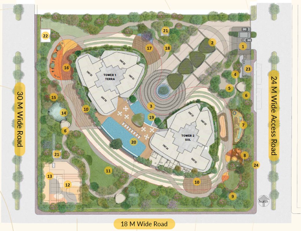 Eldeco Terra And Sol Master Plan Image
