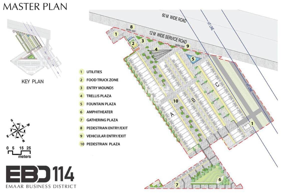 Emaar Business District 114 Master Plan Image