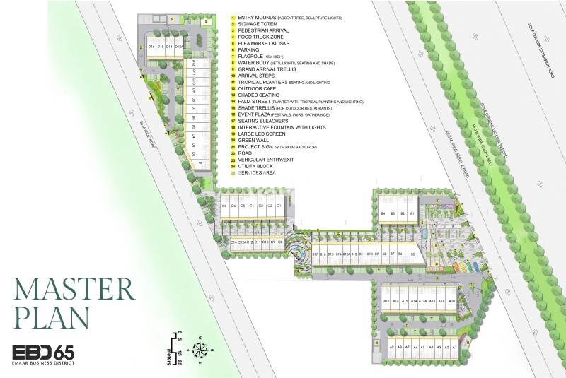 Emaar Business District 65 Master Plan 1