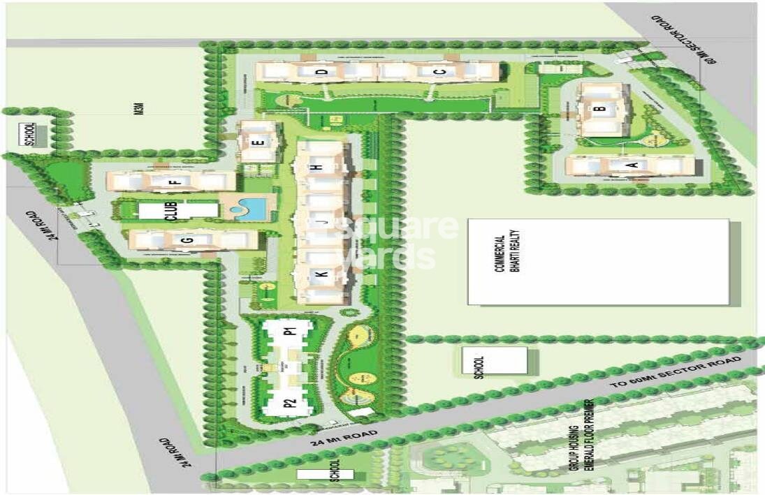 Emaar Emerald Classic Master Plan 1