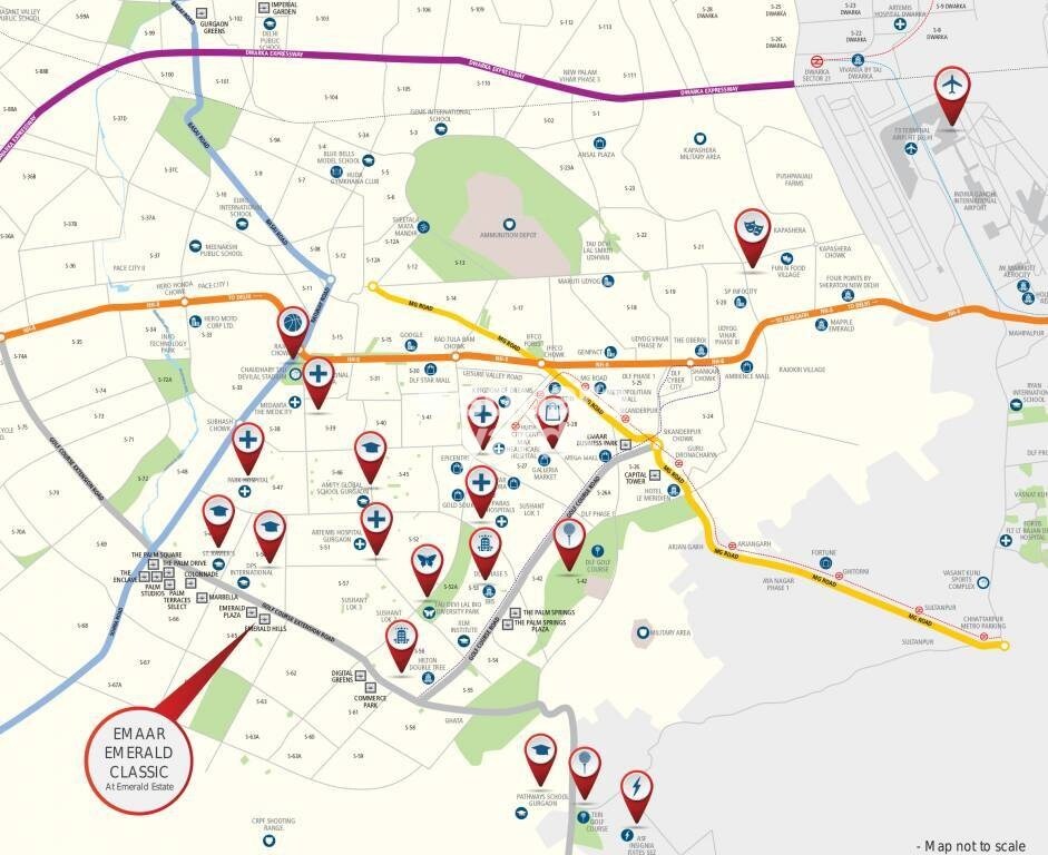 Emaar Emerald Classic Location Image