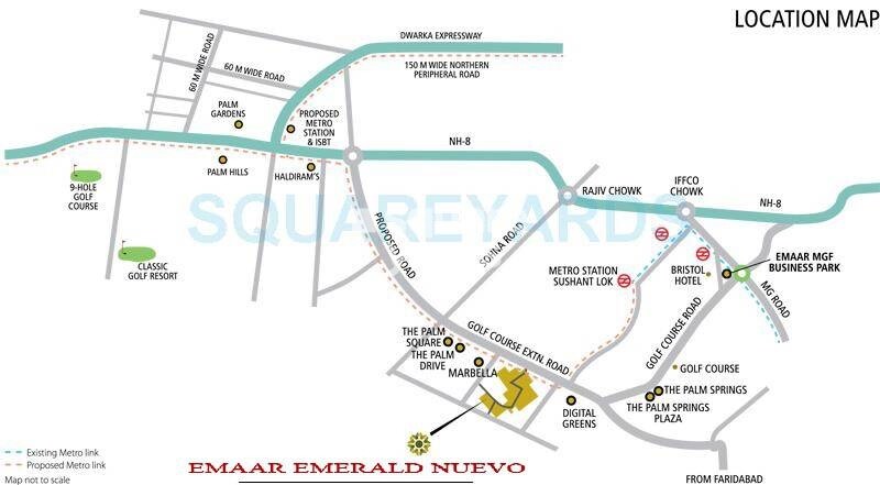 Emaar Emerald Nuevo Location Image