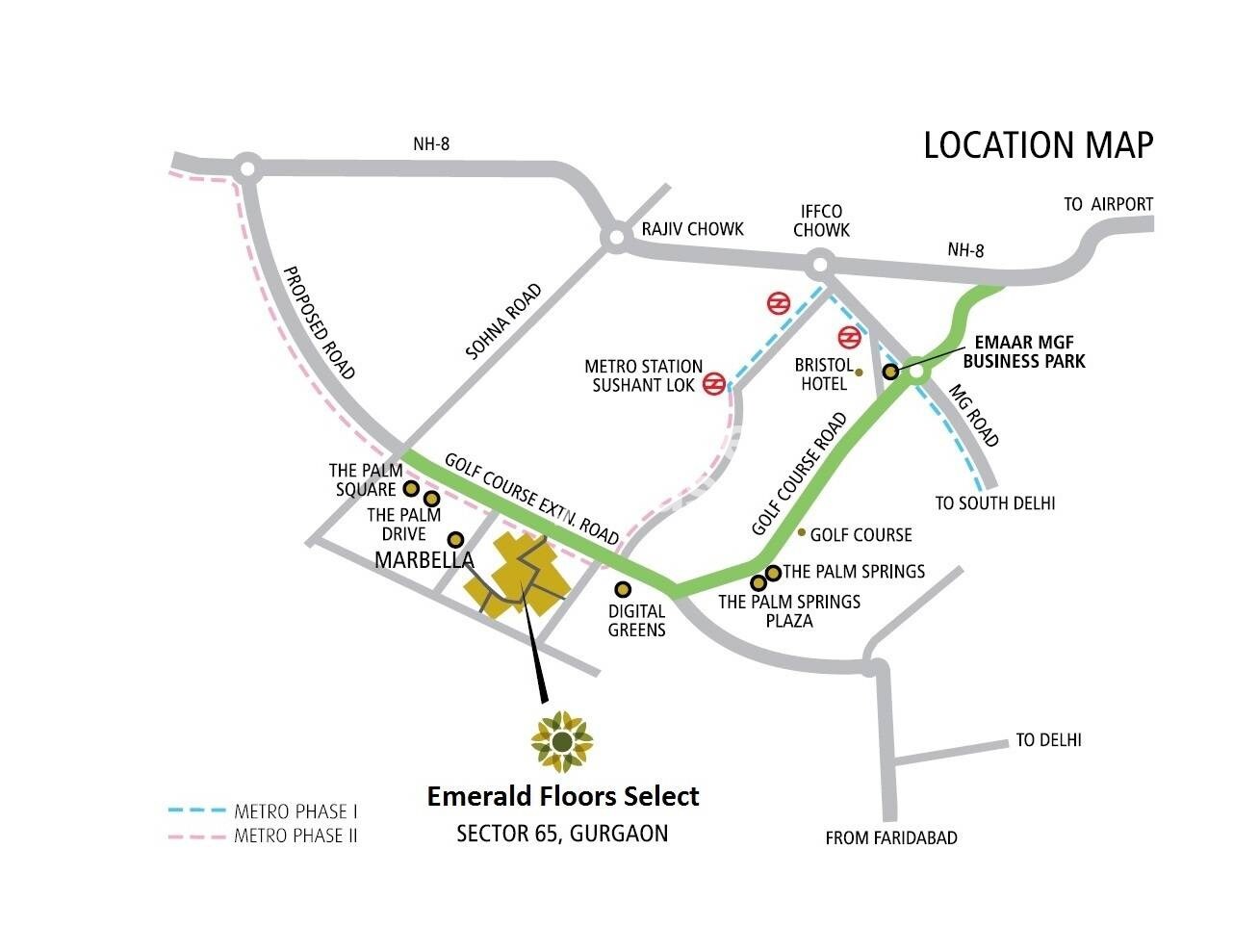 Emaar Emrald Floors Select Location Image