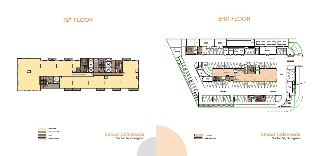 Emaar MGF Colonnade Floor Plans 6