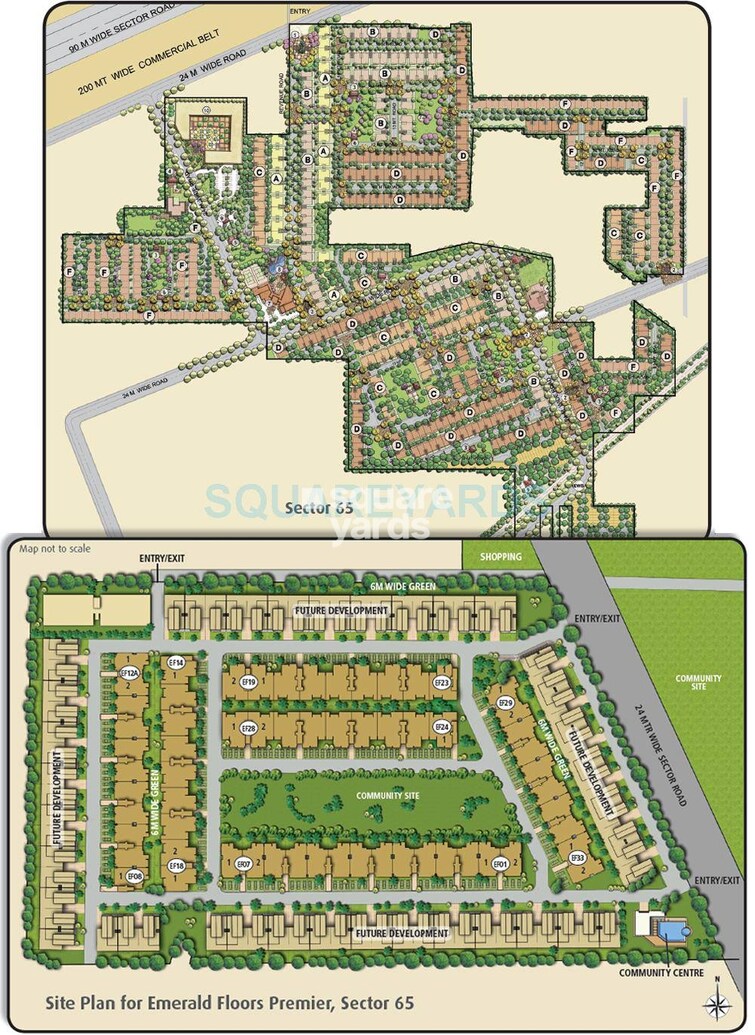 Emaar Emerald Floors Premier Master Plan Image