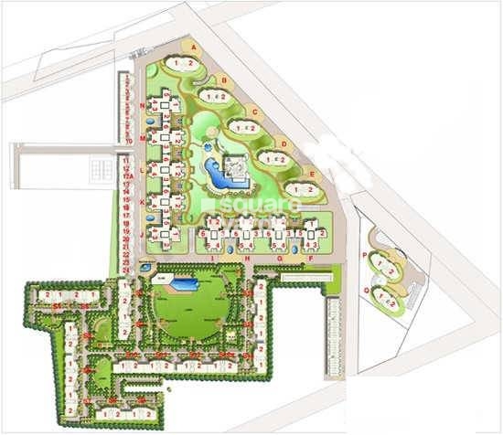 Emaar MGF Garden Terraces Master Plan Image