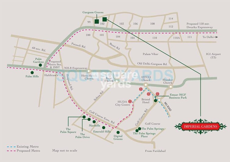 Emaar Imperial Gardens Location Image