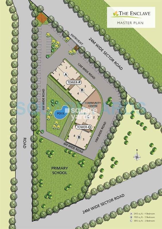 Emaar The Enclave Master Plan Image