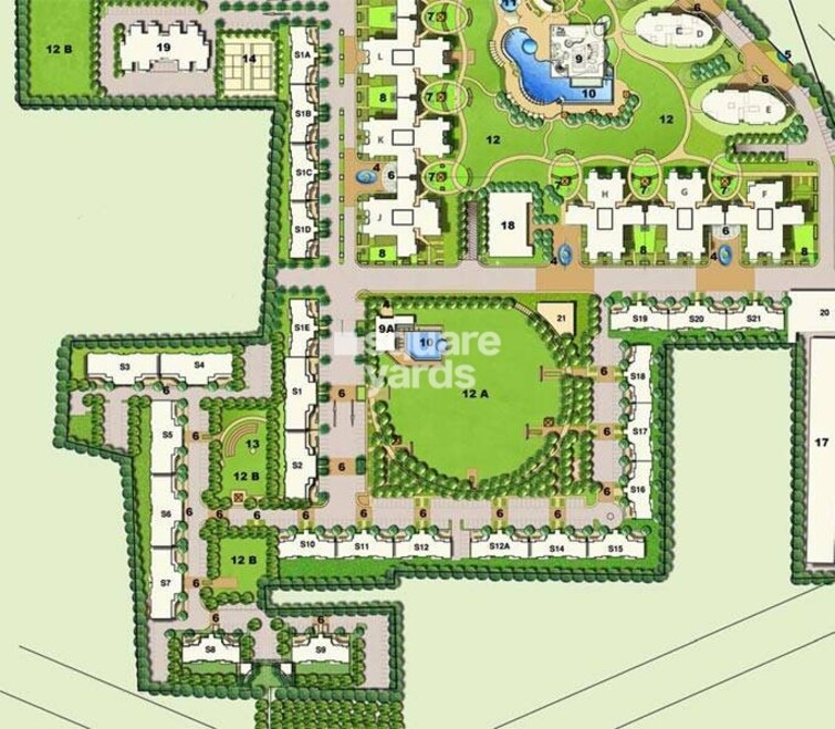 Emaar MGF The Palm Drive Villas Master Plan Image
