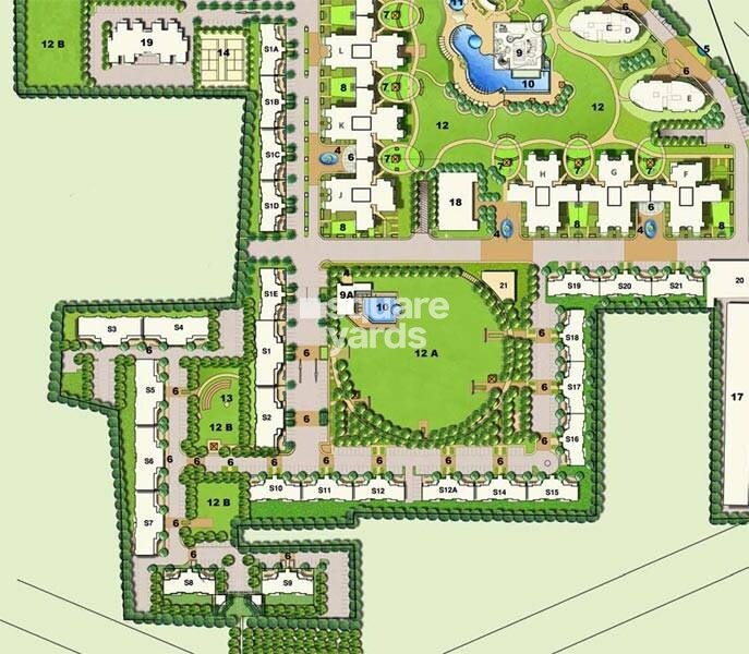Emaar MGF The Palm Drive Villas Master Plan Image