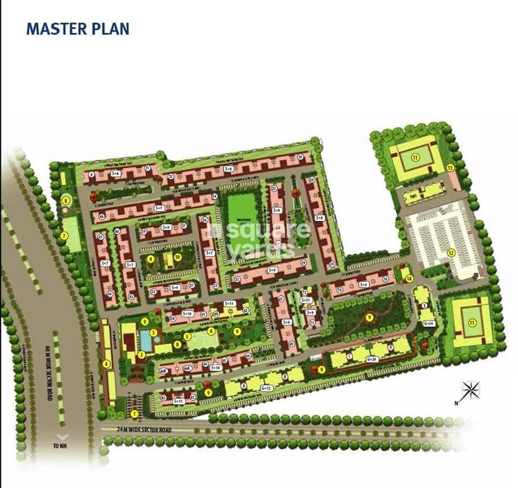 Emaar Palm Heights Master Plan Image