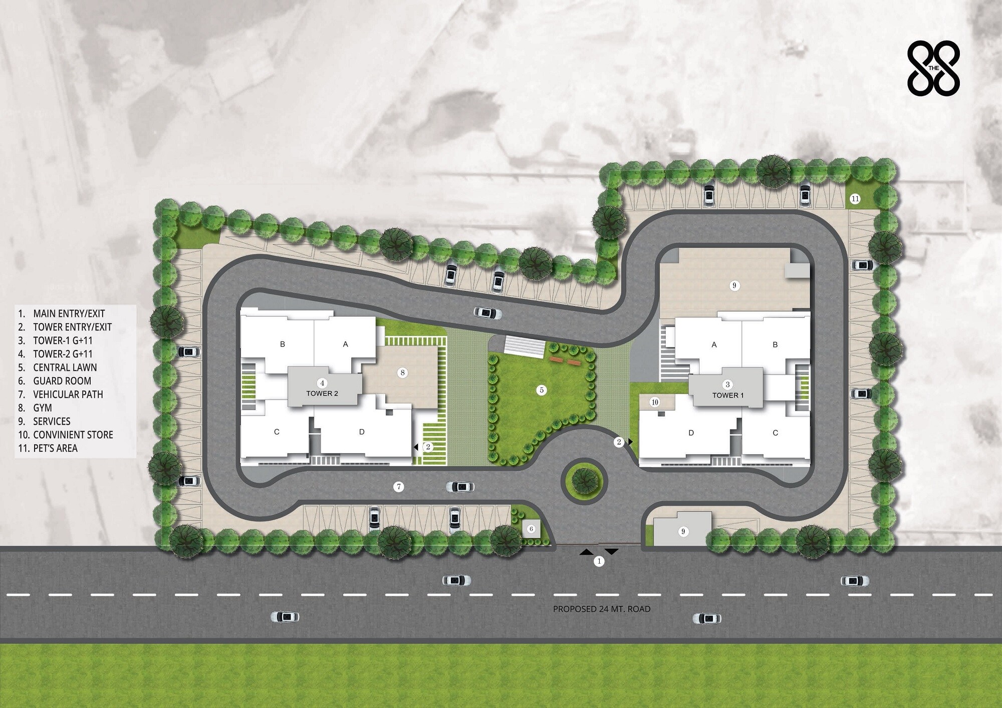 Emaar The 88 Master Plan 1