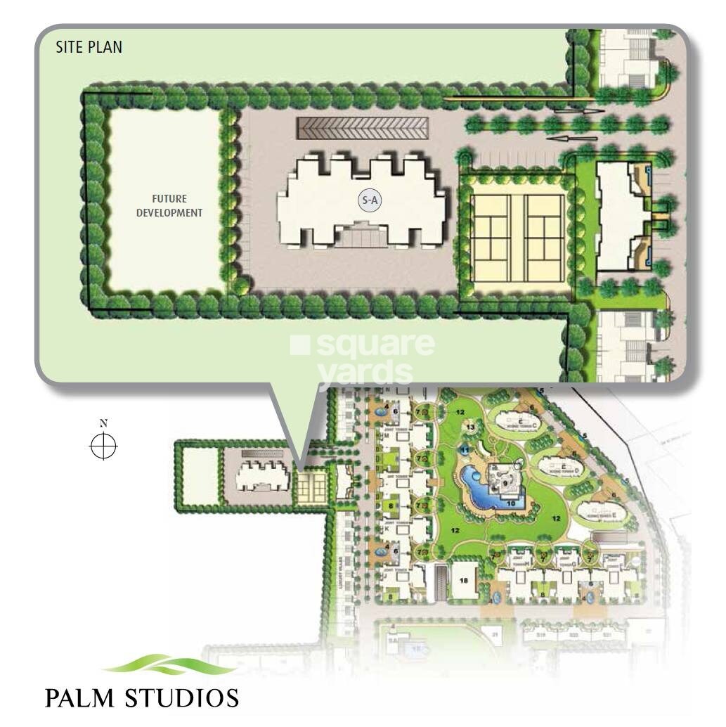 Emaar The Palm Drive-Palm Studios Master Plan Image