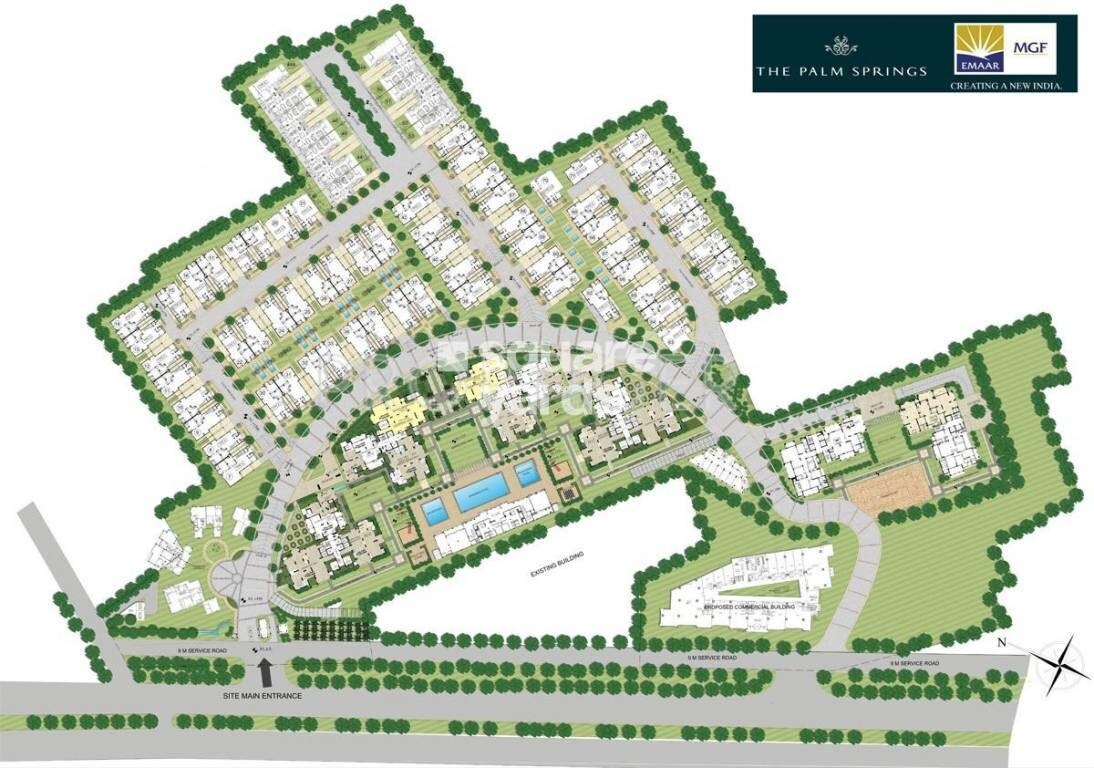 Emaar The Palm Spring  Villas Master Plan Image