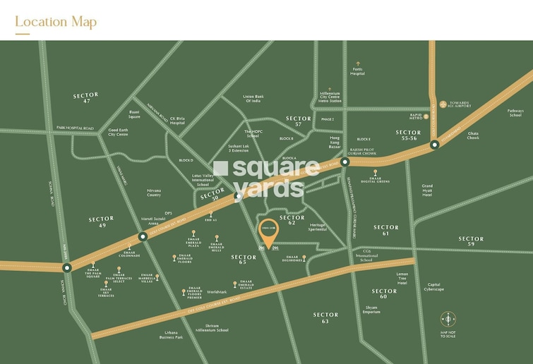 Emaar Urban Oasis Location Image