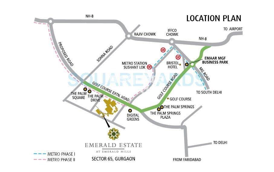 Emaar Emerald Estate Location Image