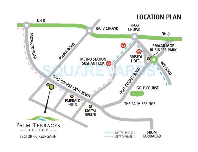Emaar Palm Terraces Select Location Image