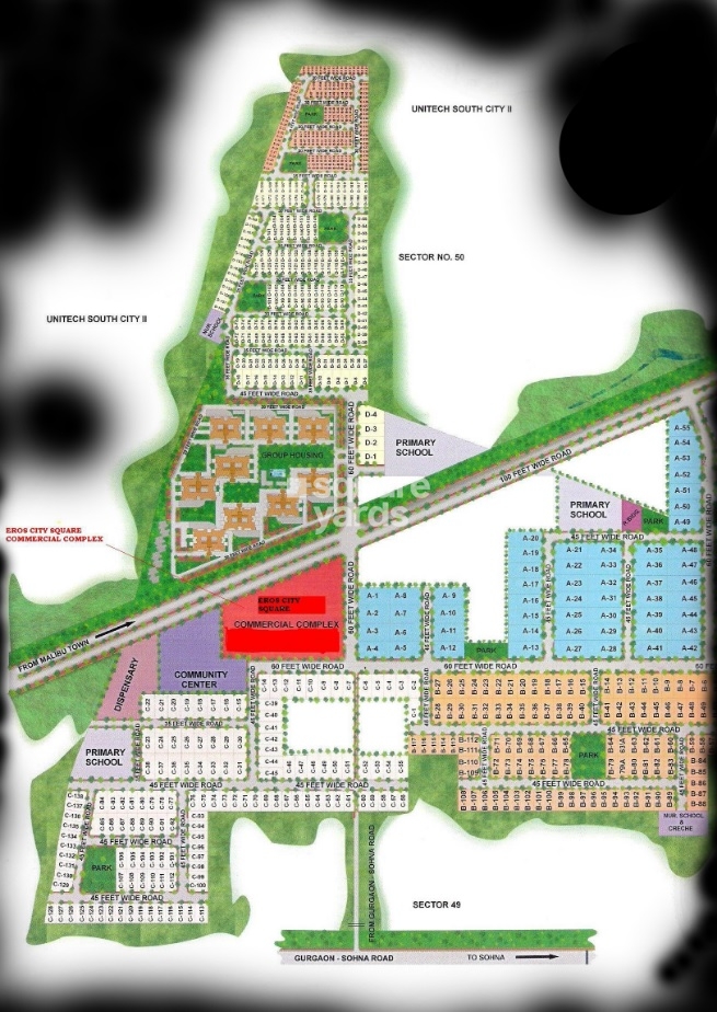 Eros City Square Master Plan Image