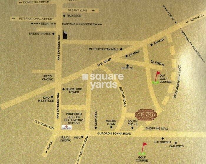 Eros Grand Mansions Location Image